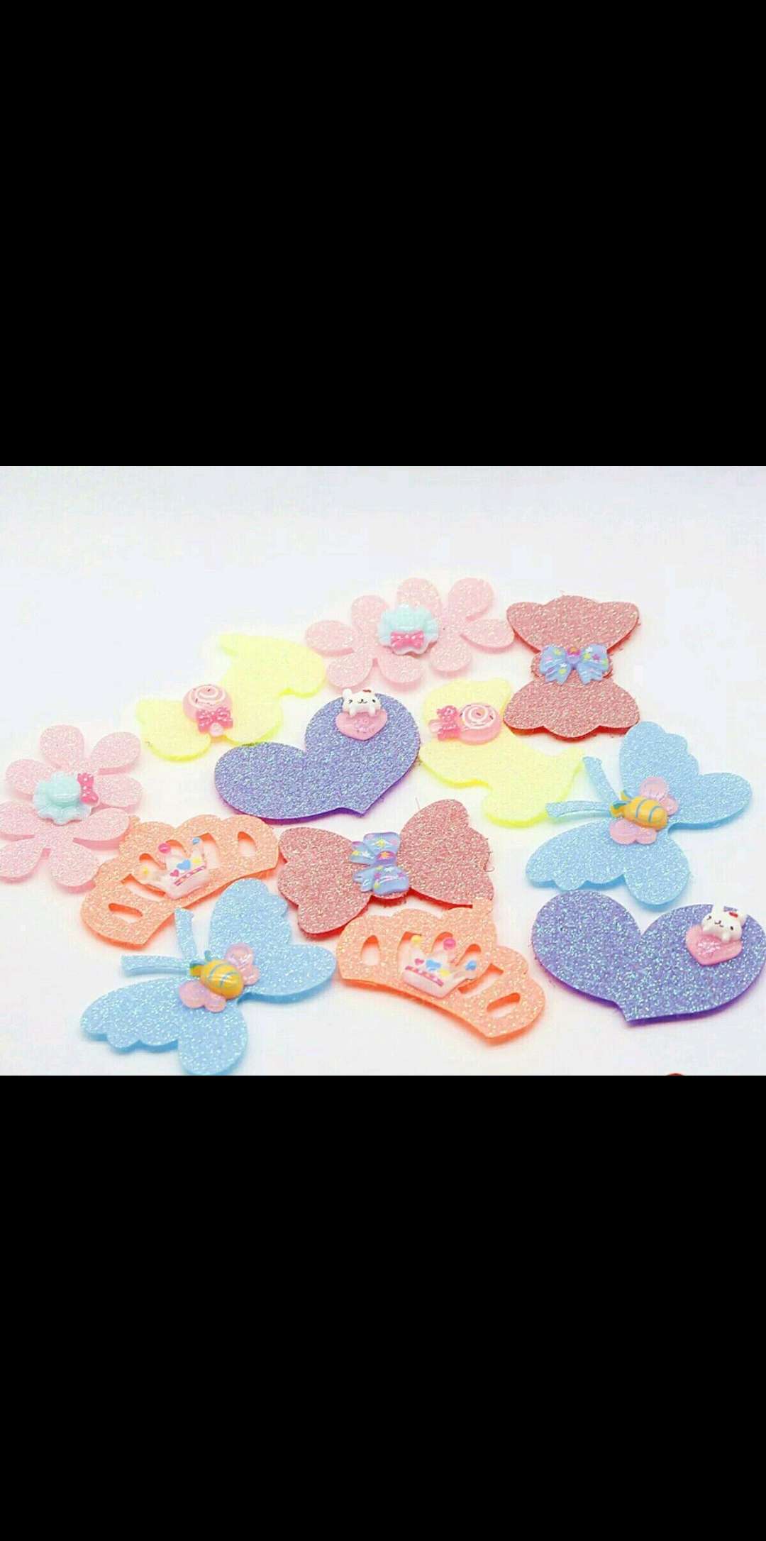 Candy color cute cartoon children bangs stickers baby jewelry thumbnail