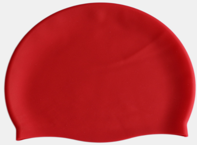 Silicone swimming cap, adult silicone swimming cap, custom LOGO, long hair ear protection silicone swimming cap detail image 2