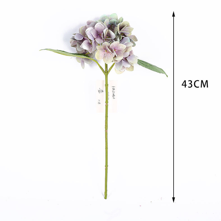 Yiwu high-quality simulation hydrangea 3D printed simulation flower, wedding hydrangea, home decoration, photography props pic 1