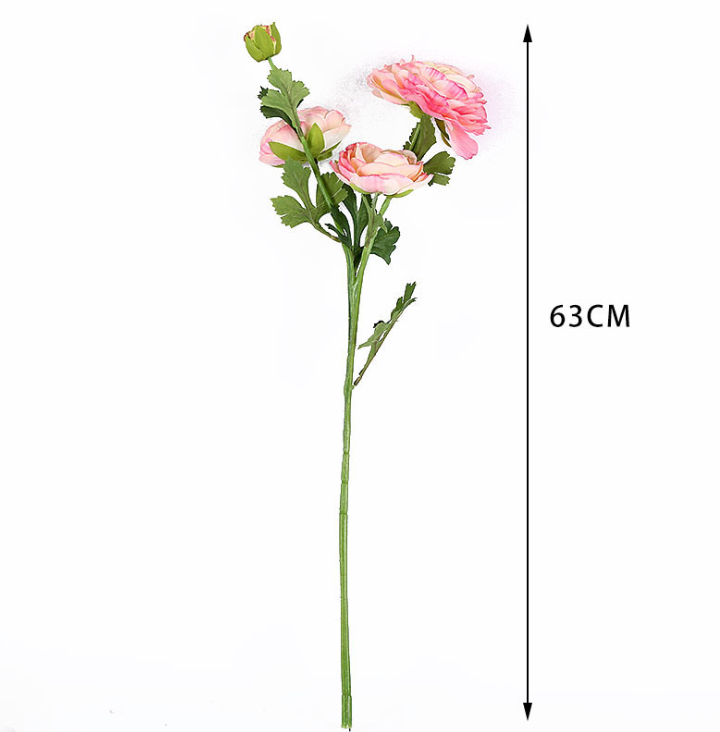 义乌好货 4头千层露莲花 茶花牡丹花 高档仿真花 仿真花 仿真露莲 人造花 假花 绢花 家居装饰 婚庆布置详情2