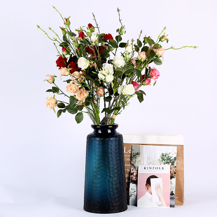 Yiwu Good goods 3 handnotes, Xiaomei 95cm Artificial rose, artificial flower, artificial flower, wedding home decoration artificial flower, artificial flower, silk flower, artificial rose, photography prop pic 3