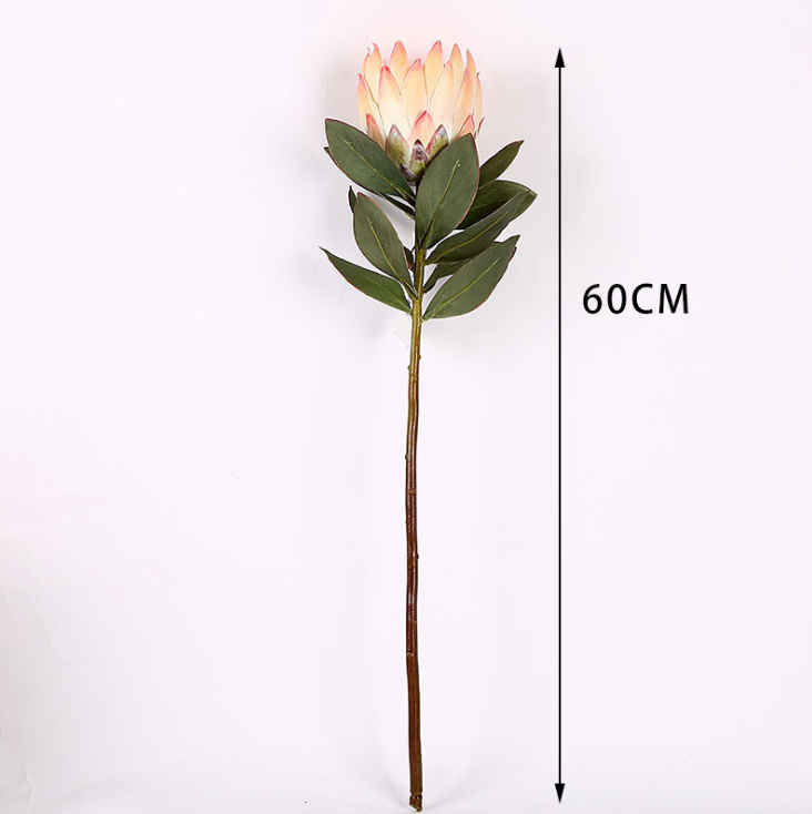 Yiwu quality products high-end simulation film, emperor flower simulation flower 霸王花 home decoration artificial flower, wedding arrangement longevity flower simulation emperor flower simulation 霸王花 pic 1