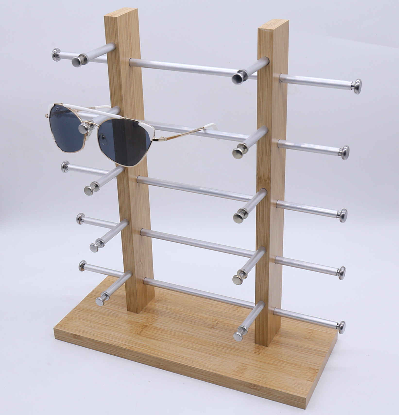 义乌好货 10付木质眼镜展示架 近视太阳镜墨镜展示小道具详情图1