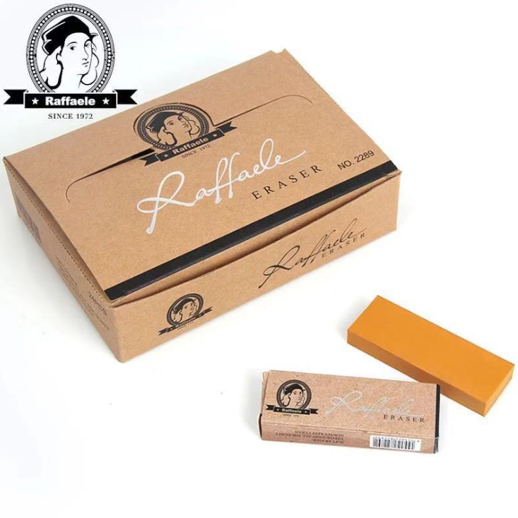 Yiwu quality products: Italian imported Rafael yellow erasers, art painting erasers, sketch soft erasers detail image 3