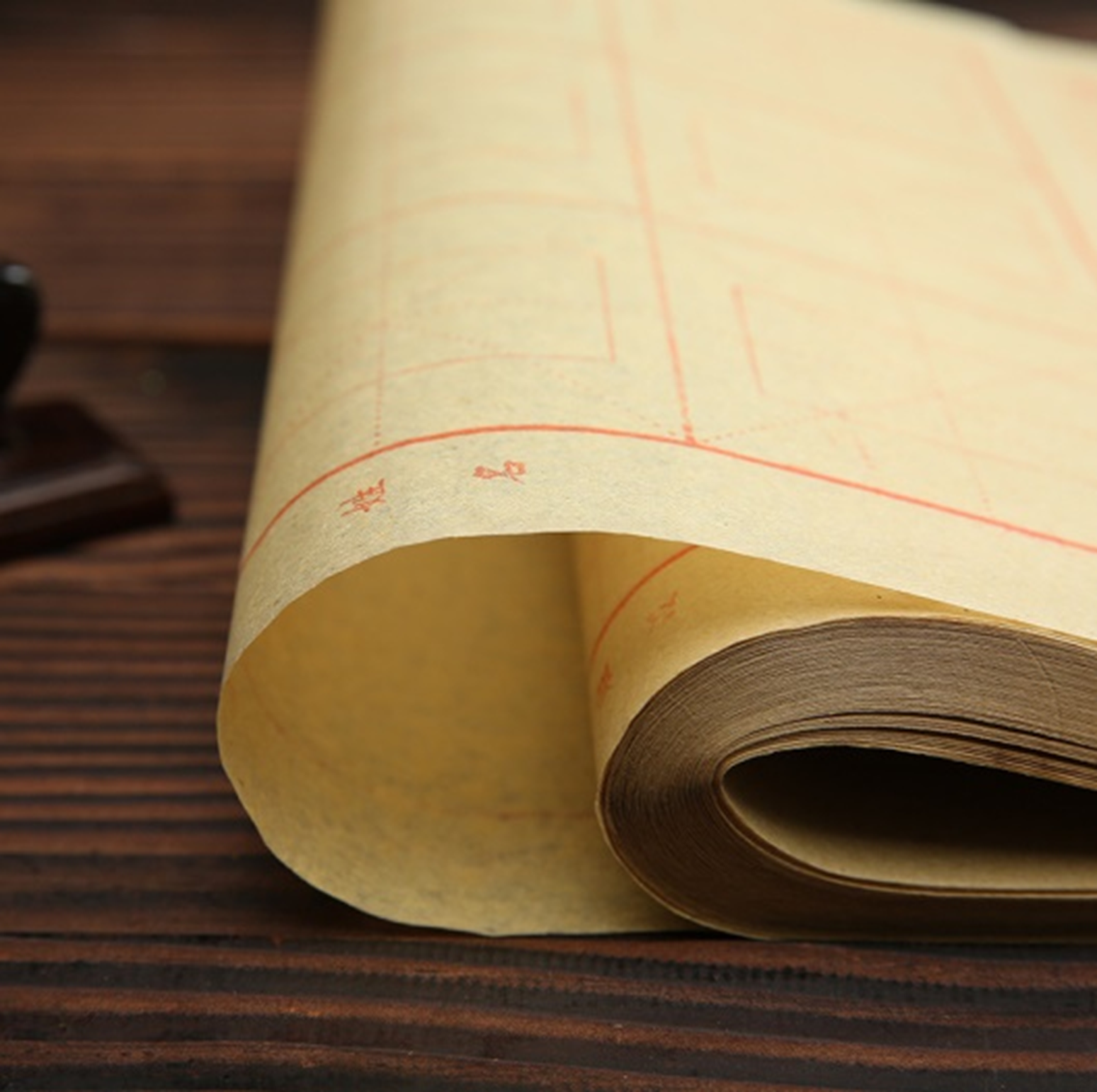 Yiwu's high-quality Chengzhen rough-edge paper, rice character grid wholesale, special Xuan paper for calligraphy practice with brush pens Specification drawing
