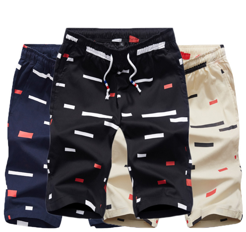 Yiwu Good Goods 2019 Best-selling summer men's casual Pants, pure cotton sports shorts, men's capri pants, Korean version detail image 1