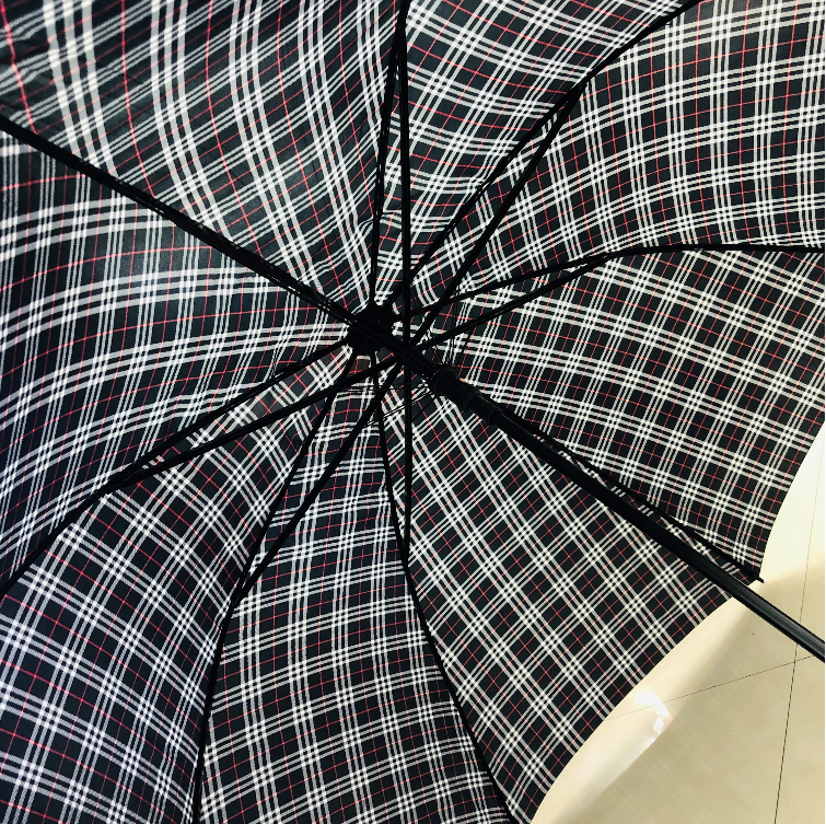 Yiwu Good Goods Business Umbrella Increase Wind Resistance Umbrella Pure Color Long Handle Straight Rod Manual Golf Umbrella details Picture