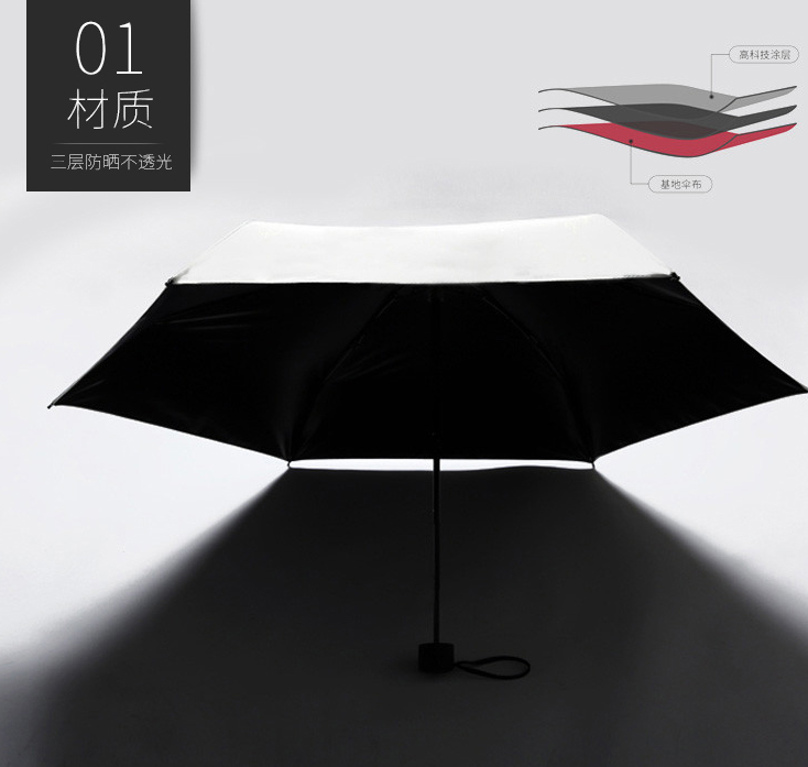 Yiwu Good goods Longxiang Umbrellas 50% off, pocket umbrellas, women's sun protection, UV protection and sunshade umbrellas detail image 3