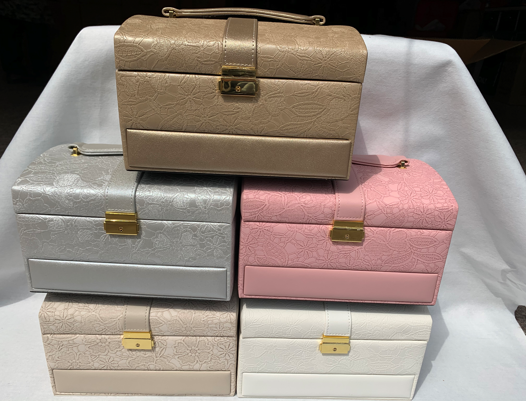 义乌好货 化妆包首饰盒首饰收纳箱8028详情图2