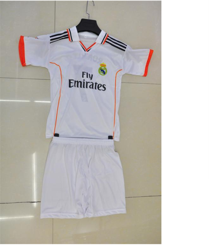 Yiwu quality goods Real Madrid jerseys, Barcelona jerseys, football fans' favorite football fan sets, lapel jersey sets detail image 3