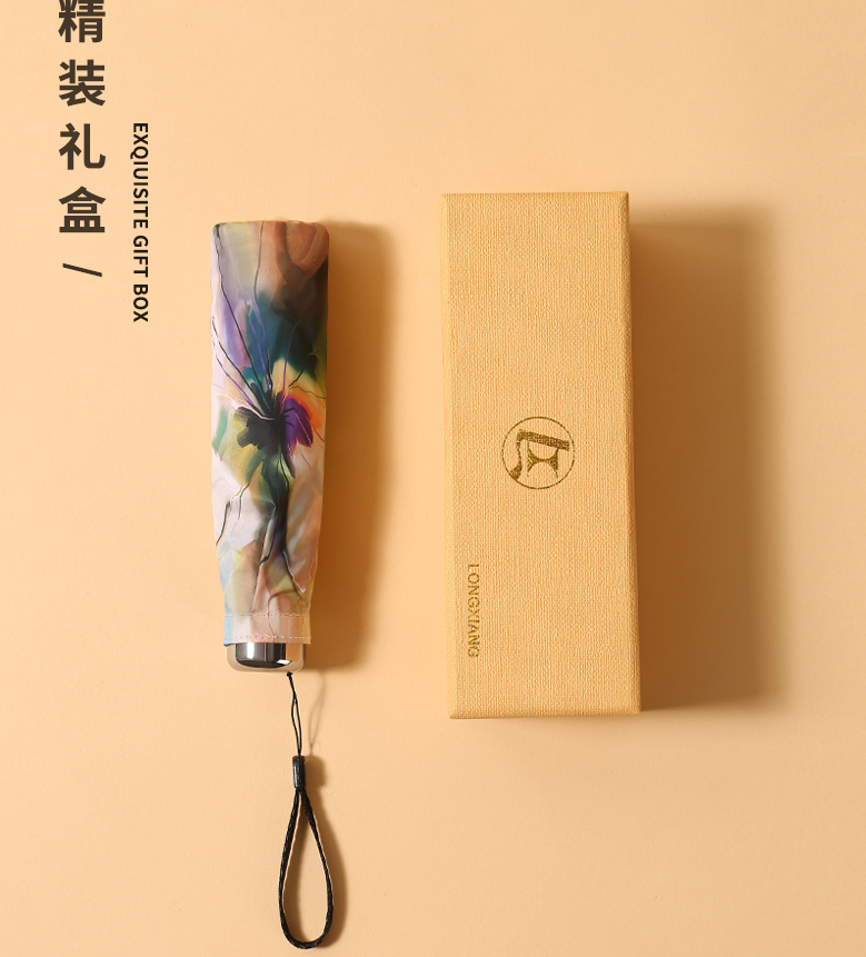 Yiwu Good Goods Sun Umbrella Compact Uv Protection Portable Rain And Sun Folding Sun Umbrella details Picture