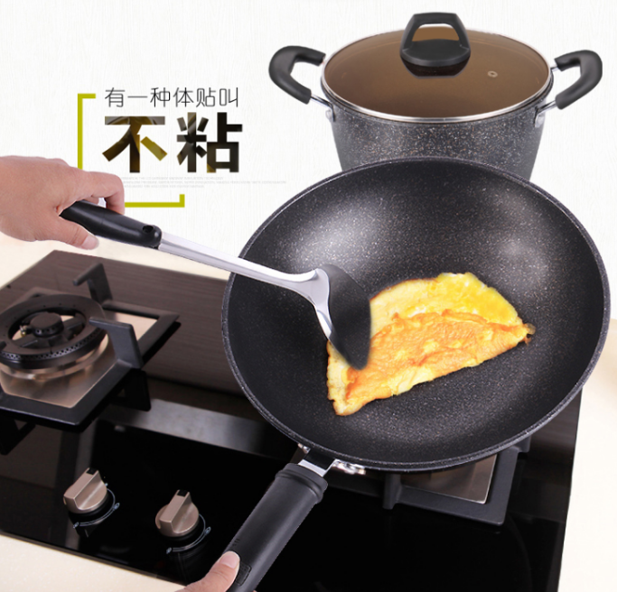 素格 德国康巴赫锅具套装麦饭石色套锅不粘炒锅煎锅汤锅三件套KGL3A详情4