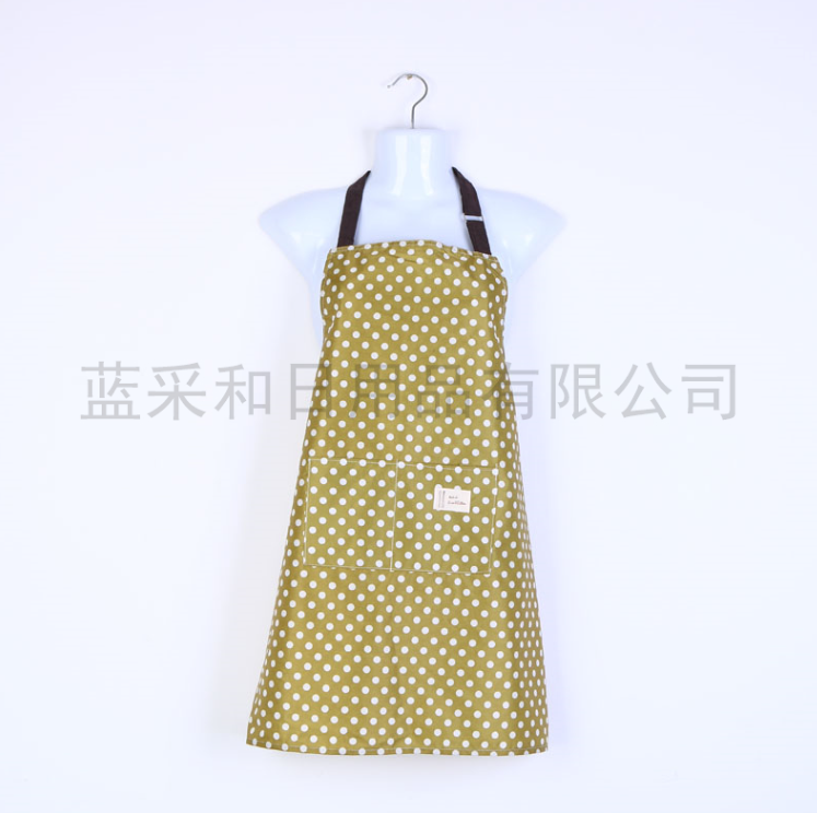 Yiwu quality Korean-style fashionable aprons, kitchen waterproof and oil-proof, home cooking and housework waist wraps, men's and women's work clothes detail image 2