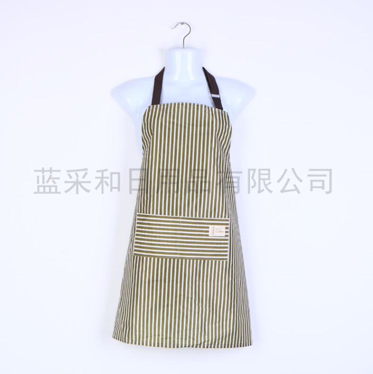 Yiwu quality Korean-style fashionable aprons, kitchen waterproof and oil-proof, home cooking and housework waist wraps, men's and women's work clothes detail image 3