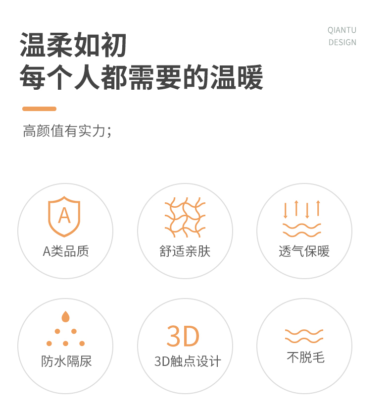 义乌好货 福甜-竹纤维小雏菊毛巾男女家居柔软不掉毛纯色田园风详情图3