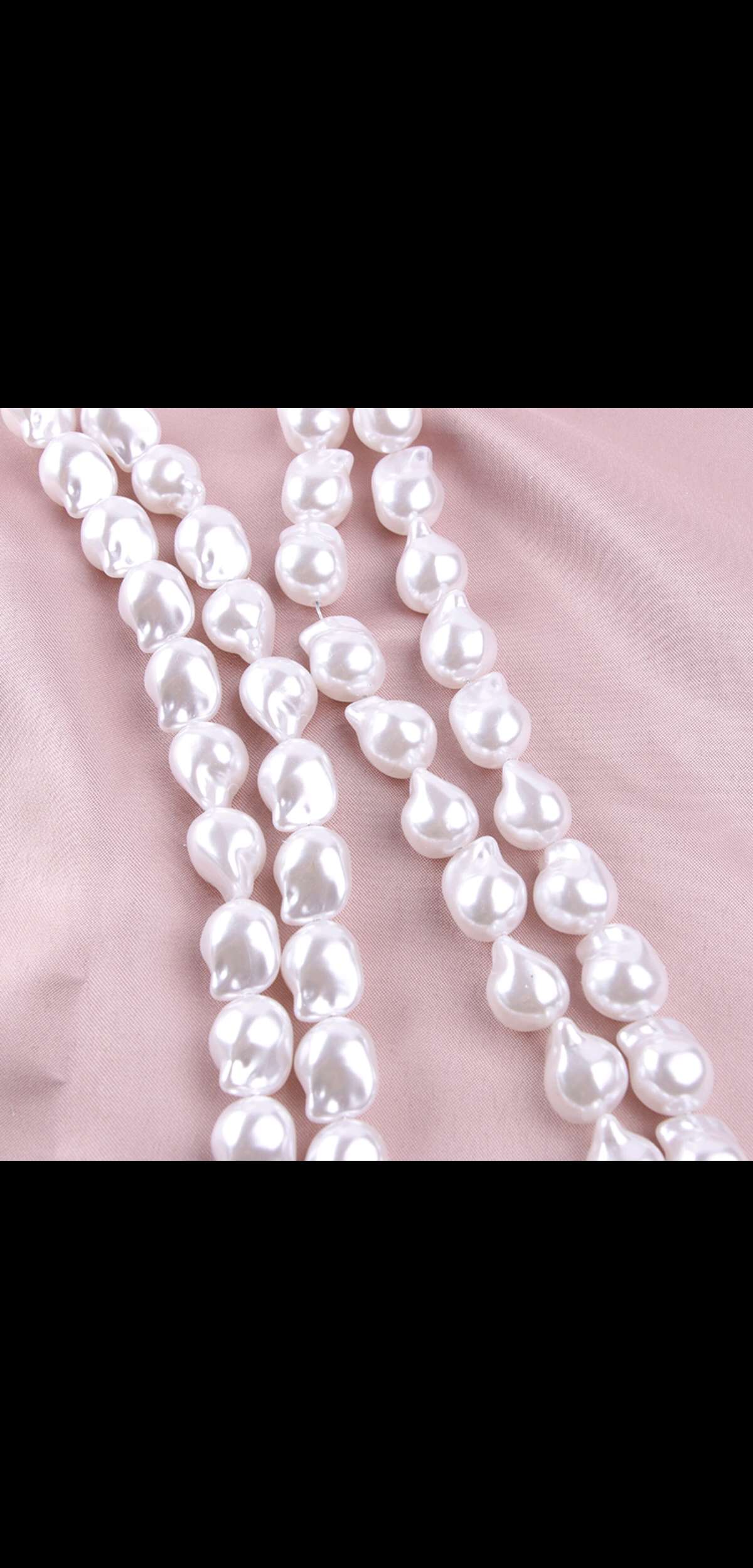Baroque-shaped pearls 19×19 Item Picture