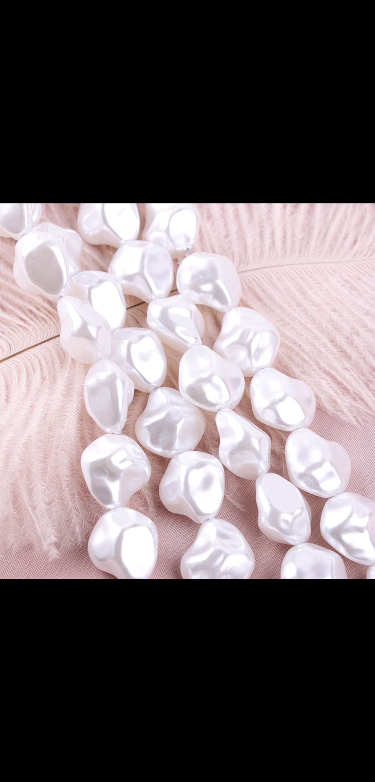 Baroque-shaped pearls 18×20 Specification image