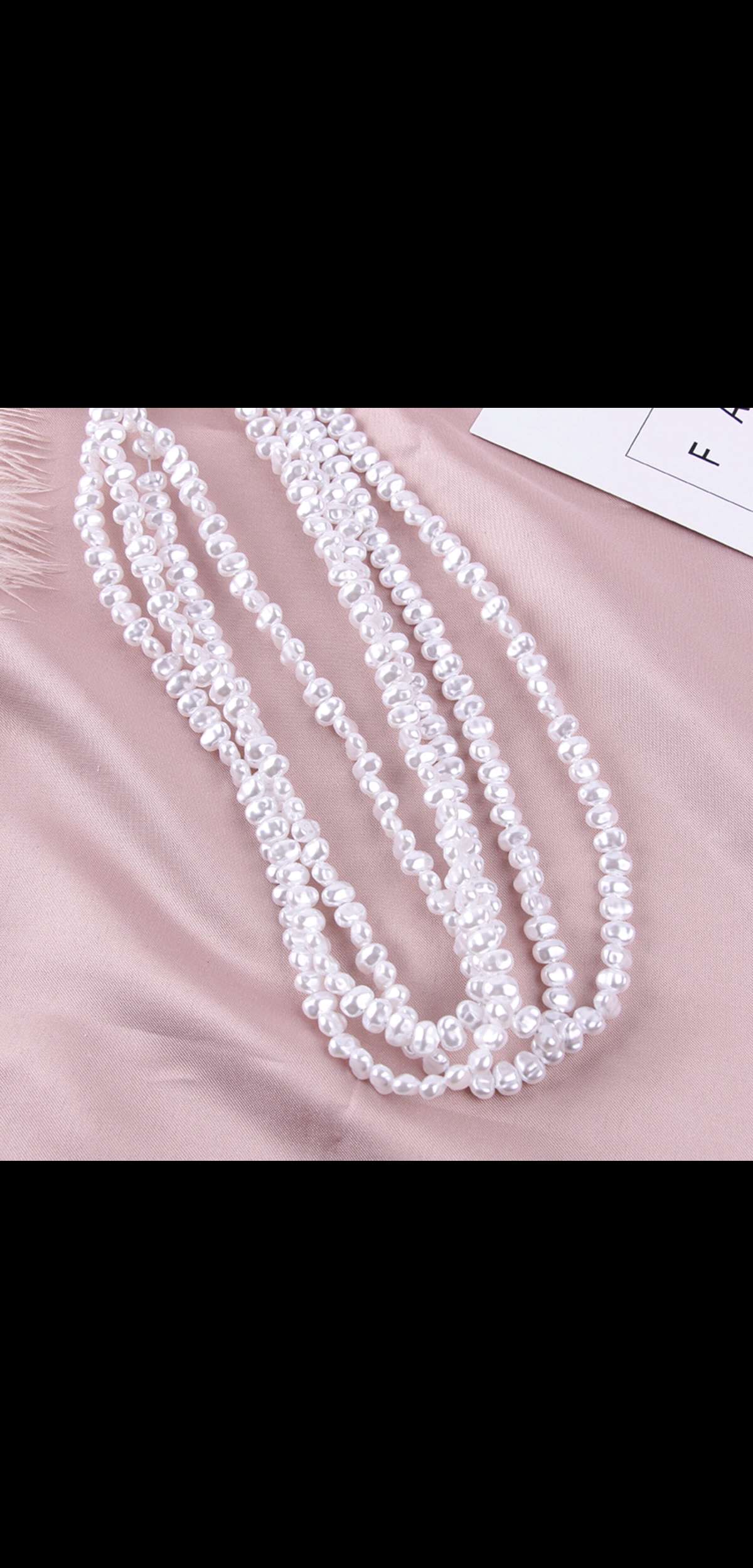 Irregular-shaped Pearl Little Bean 4x8