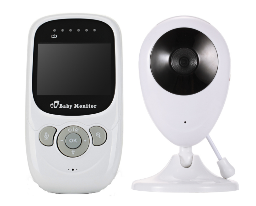 新款4.3寸无线宝宝看护器，baby monitor，双向对讲温度显示详情1