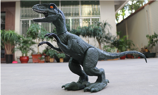 电动玩具 电动恐龙玩具 喷雾迅猛龙 喷雾玩具详情图3
