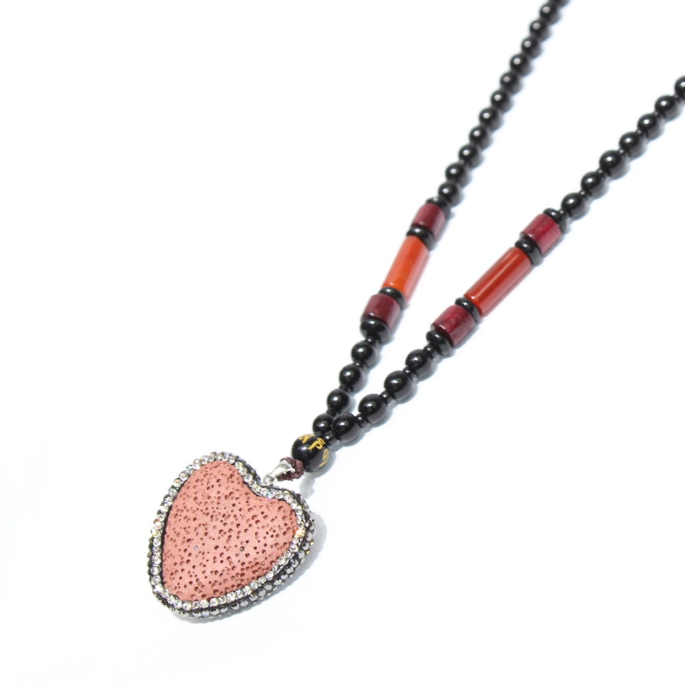 Rose Angel Korean heart-shaped pendant, multiple diamond heart-shaped necklaces, Valentine's Day gift jewelry wholesale undefined