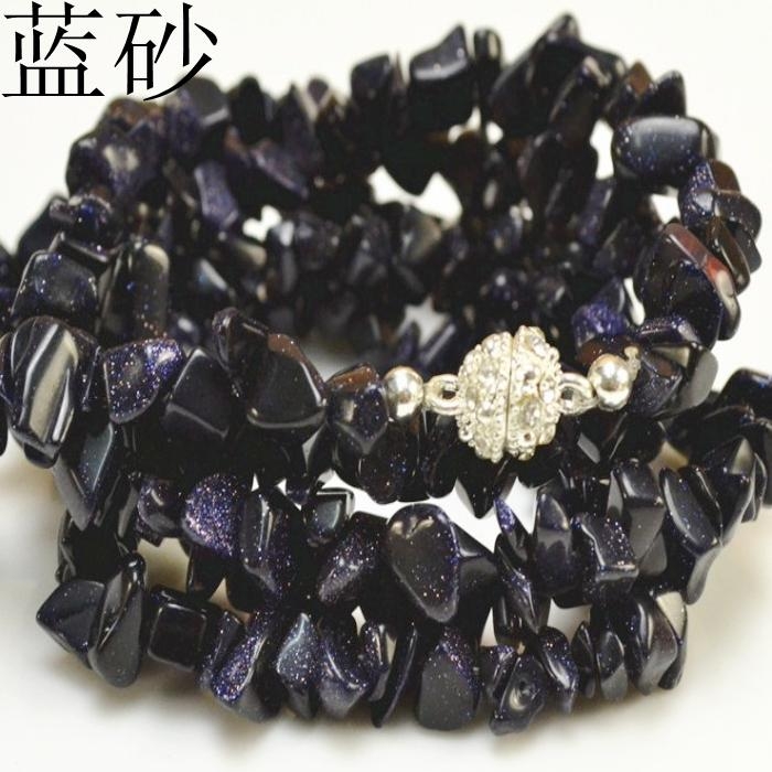 天然碎石长链多圈手链两用女士装饰品详情图6