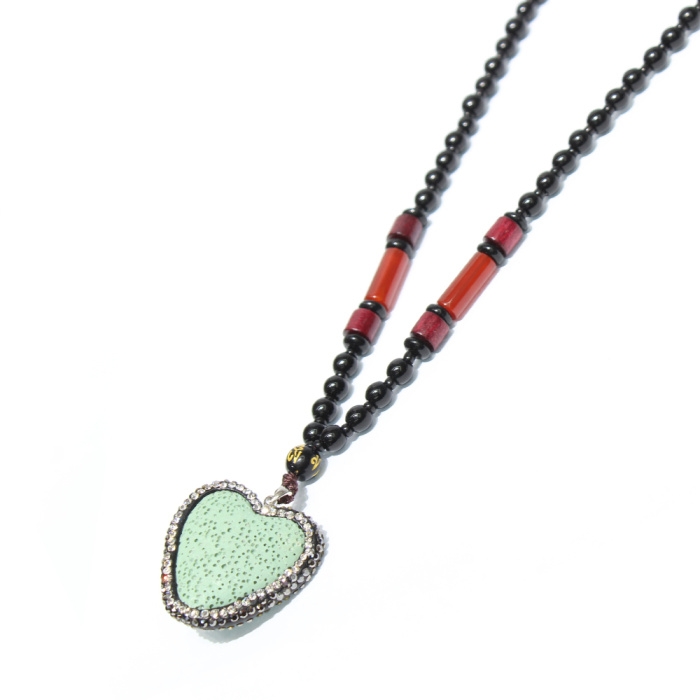 Rose Angel Korean heart-shaped pendant, multiple diamond heart-shaped necklaces, Valentine's Day gift jewelry wholesale Item Picture