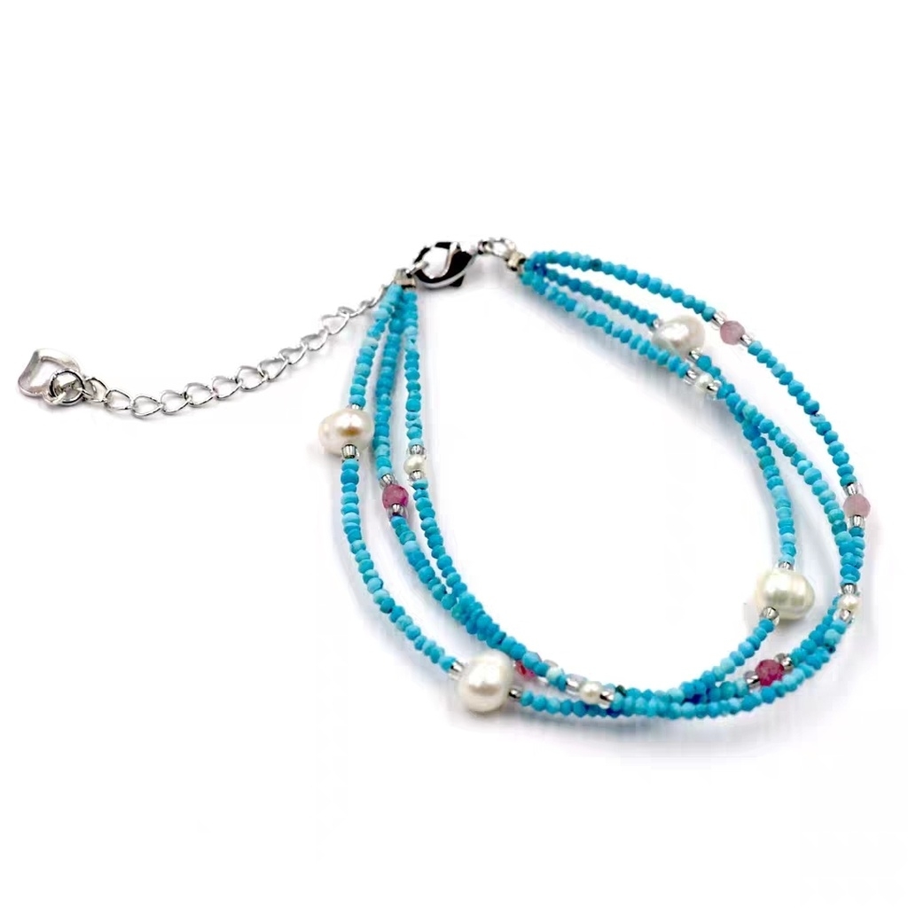 Afghan lapis lazuli 2mm barrel bead bracelet, American pine 2mm necklace undefined