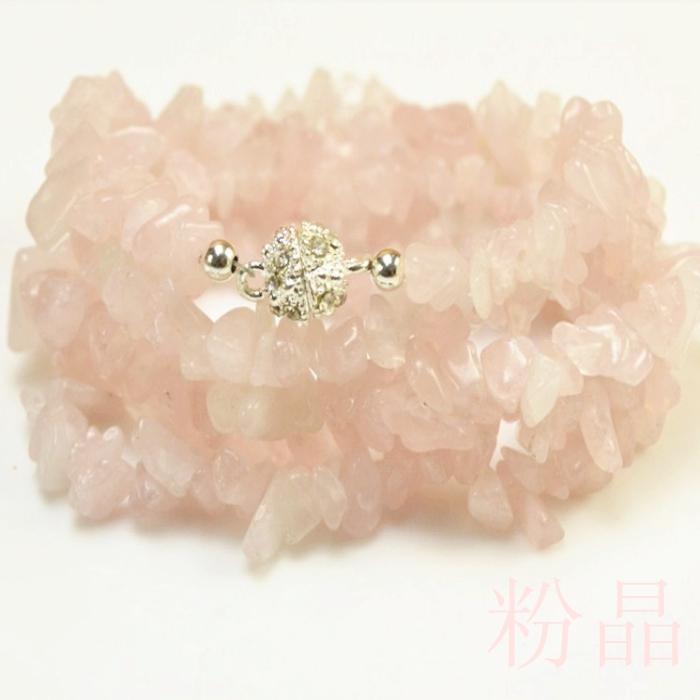 天然碎石长链多圈手链两用女士装饰品细节图