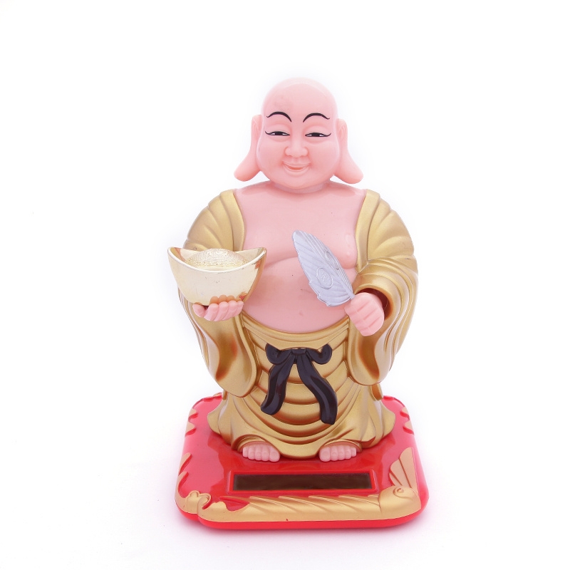 Maitreya, a large solar fan with a nodding head, opened a gift creative gift "Meilong Yu boutique" manufacturers direct thumbnail