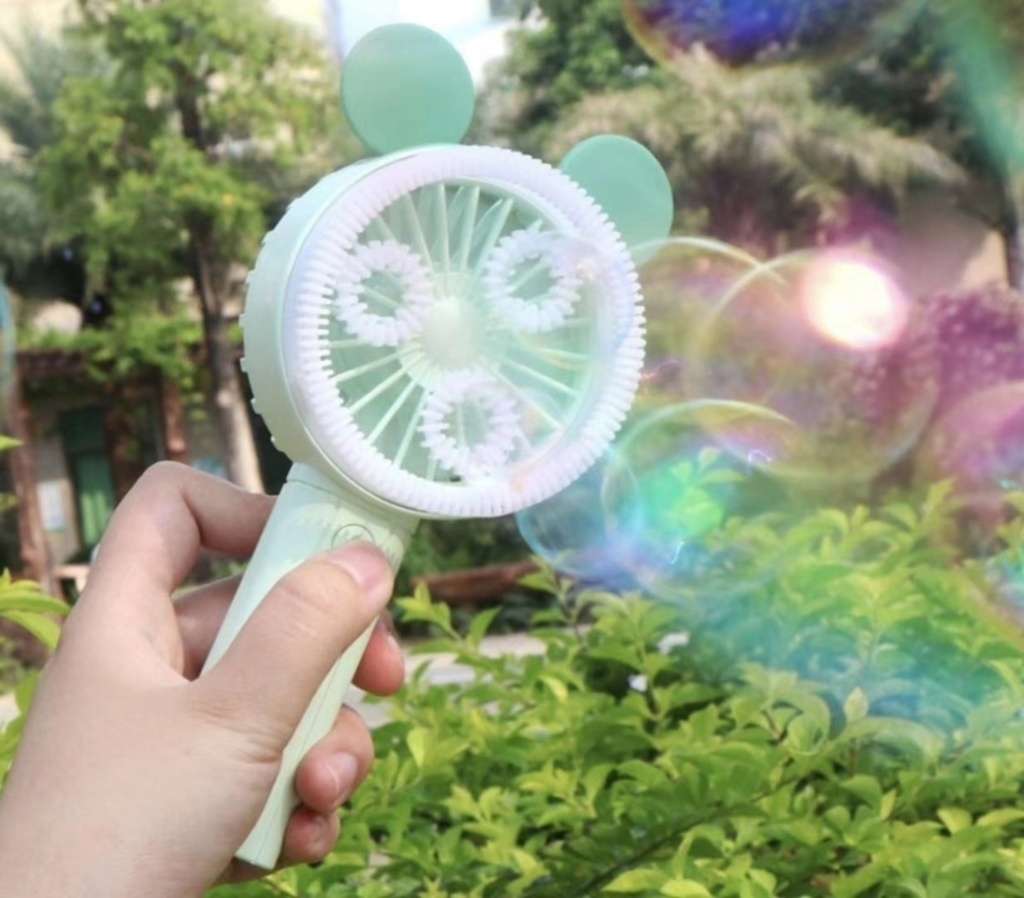 Bubble machine fan small night light 2-in-1 mini Fan USB Fan portable fans available in stock