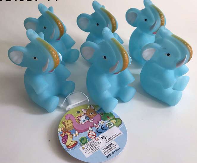 搪胶一袋6只大象咪咪叫