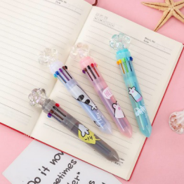 Yiwu Good Quality Choucheng Pen Pal Cat Paw Ten-color Ballpoint Pen detail image 3