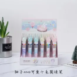 Yiwu's quality products: Cute ten-color ballpoint pens from Choucheng Pen Pal detail image 1