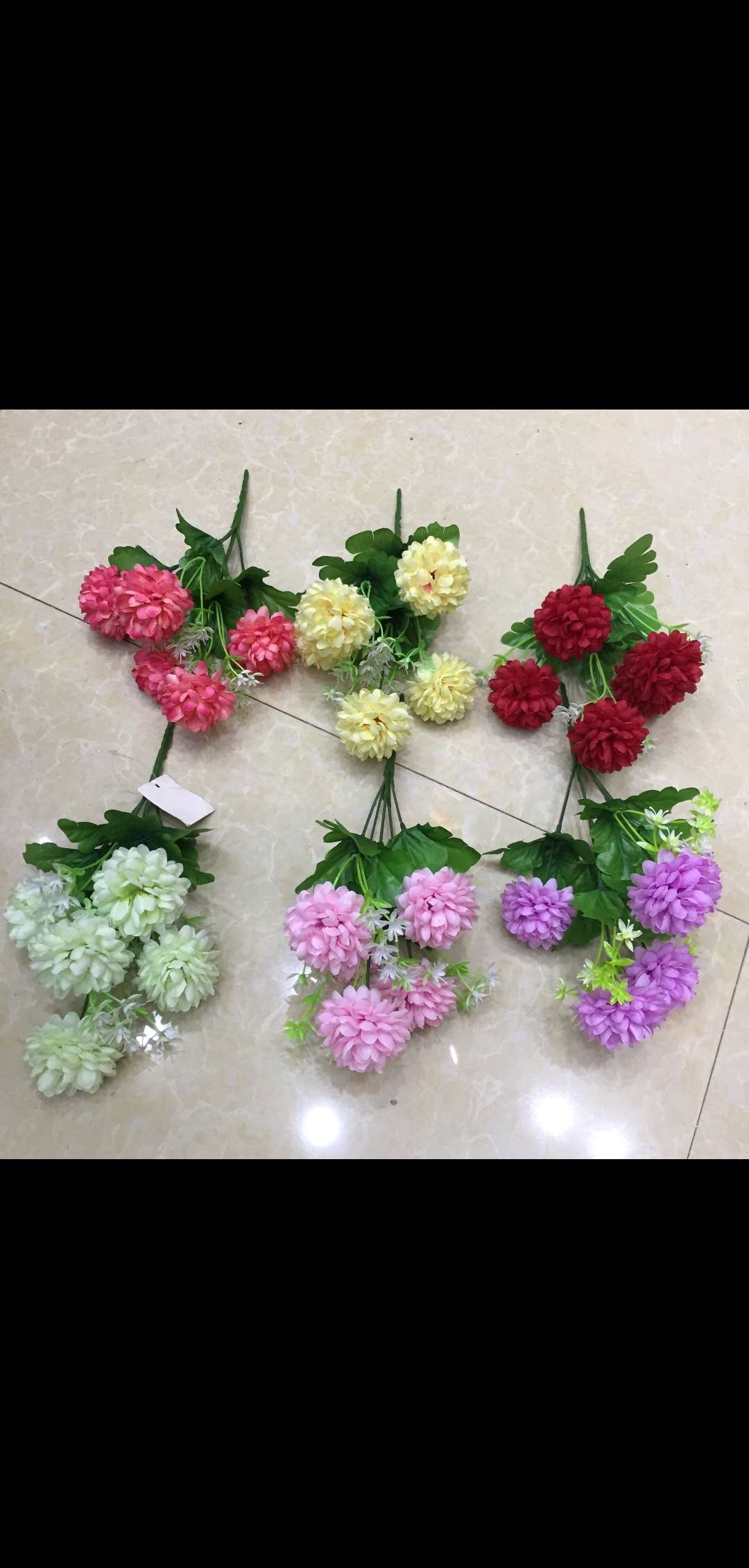 Throw the No. 2 ball chrysanthemum five times details Picture