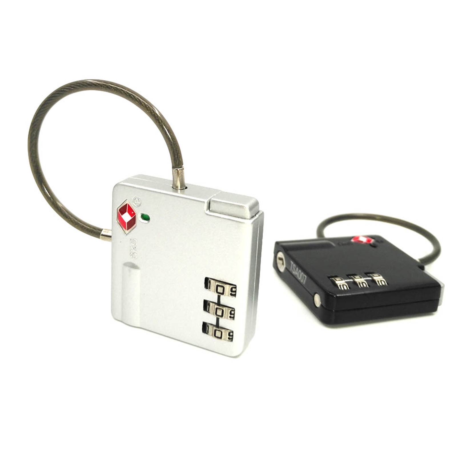 TSA529 steel wire customs password lock, zinc alloy handle bag password padlock, genuine TSA lock detail image 3