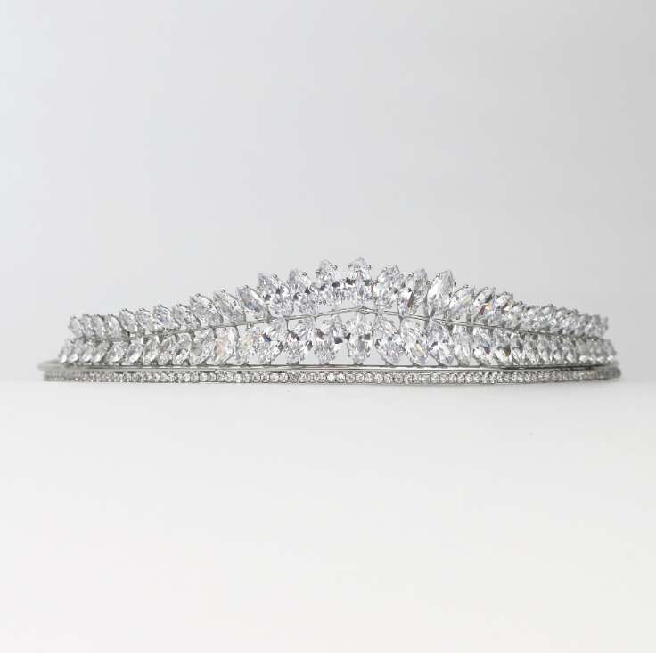 New style elegant super fairy full zircon princess crown headwear wedding bride crown manufacturers direct sales