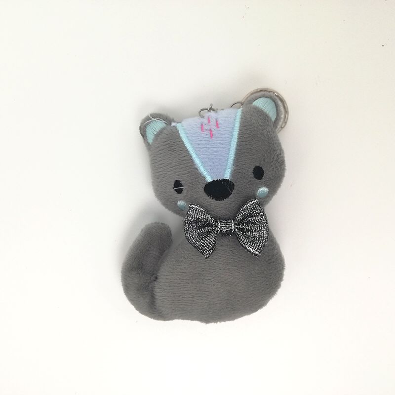 Cartoon plush toy pendants, fox bag pendants, clothing accessories, wedding scattering dolls, hair tie accessories for girls detail image 2