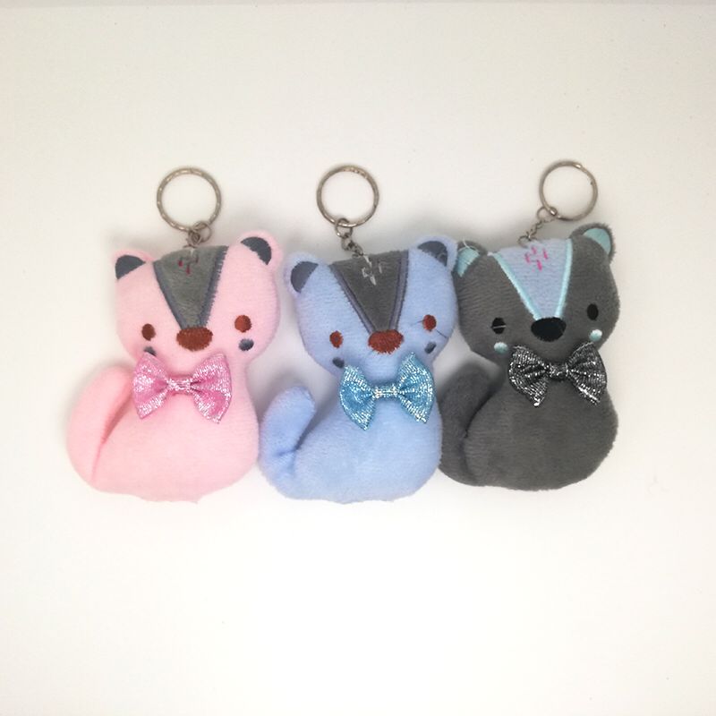 Cartoon plush toy pendants, fox bag pendants, clothing accessories, wedding scattering dolls, hair tie accessories for girls detail image 1