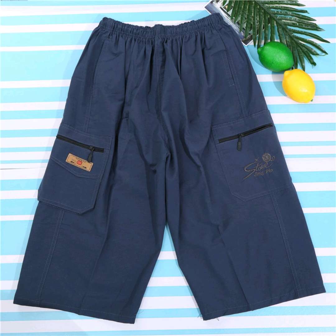 Summer seven minutes casual pants sport shorts men add fat plus size relaxed trend pants popular logo seven minutes casual pants thumbnail