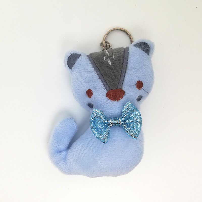 Cartoon plush toy pendants, fox bag pendants, clothing accessories, wedding scattering dolls, hair tie accessories for girls detail image 3