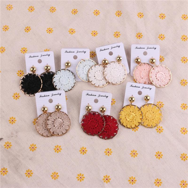 亚马逊热销爆款欧美镂空圆形金属吊坠耳环女式耳钩耳钉饰品厂家详情图6