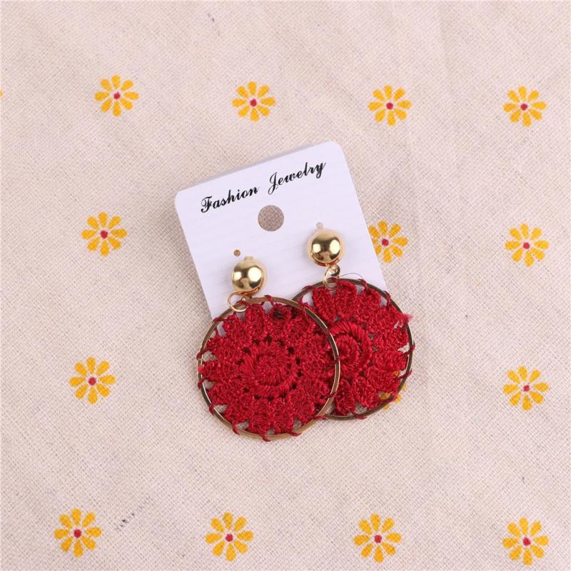 亚马逊热销爆款欧美镂空圆形金属吊坠耳环女式耳钩耳钉饰品厂家详情图8