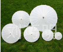 多规格白纸伞，tiy绘画伞，具体尺寸价格请询13806795012