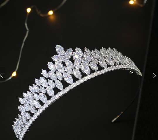 New Korean brides shiny headwear high quality zircon crown hair accessories headband