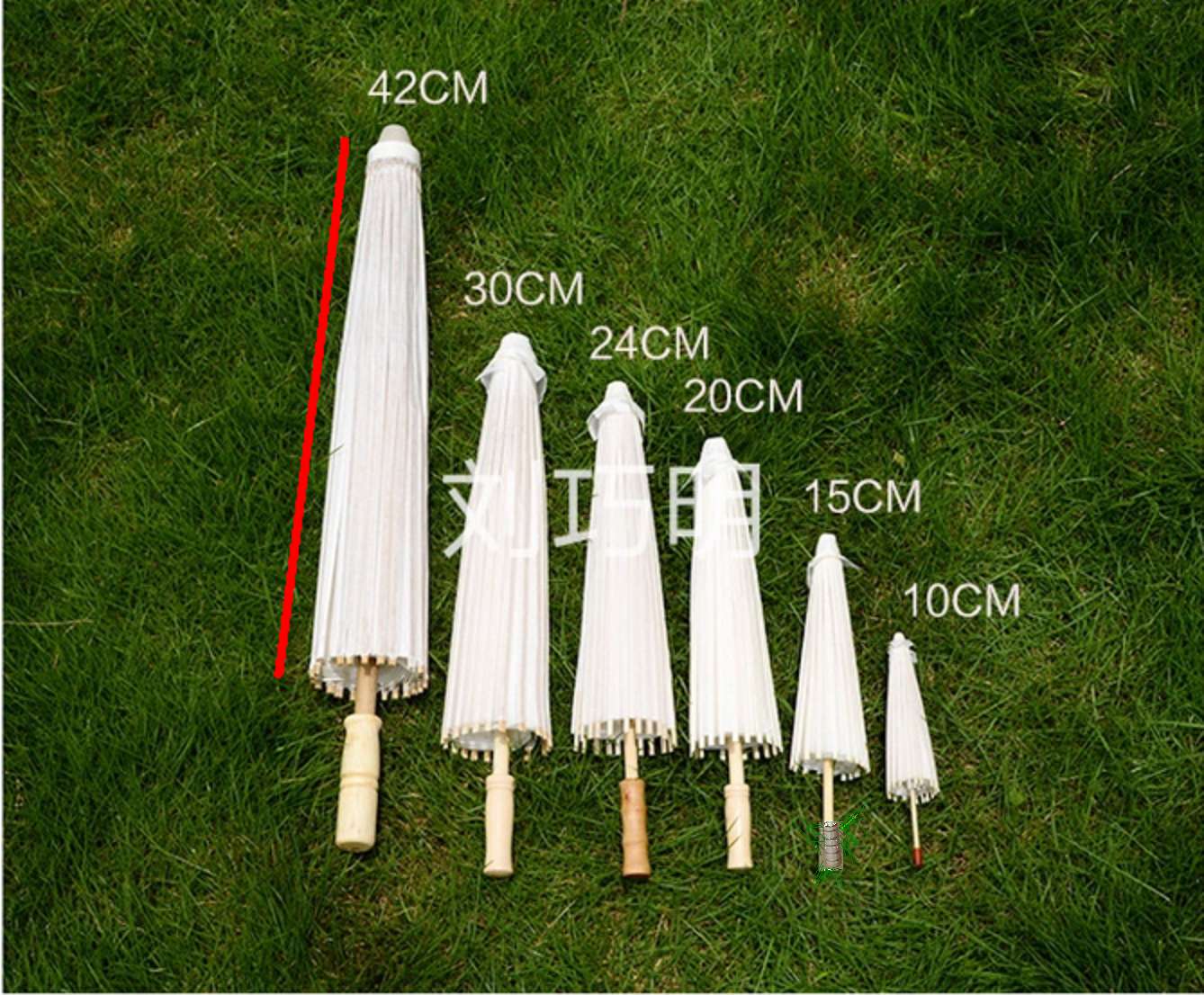 多规格白纸伞，tiy绘画伞，具体尺寸价格请询13806795012详情图6