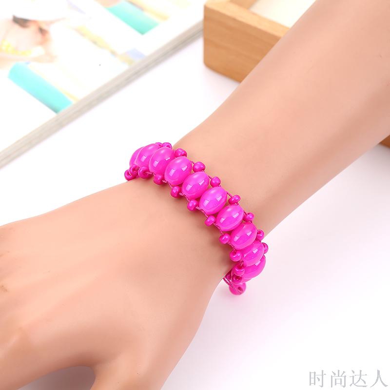 Hand-woven Korean style fashionable bracelet with beaded jewelry from Europe and America Item Picture
