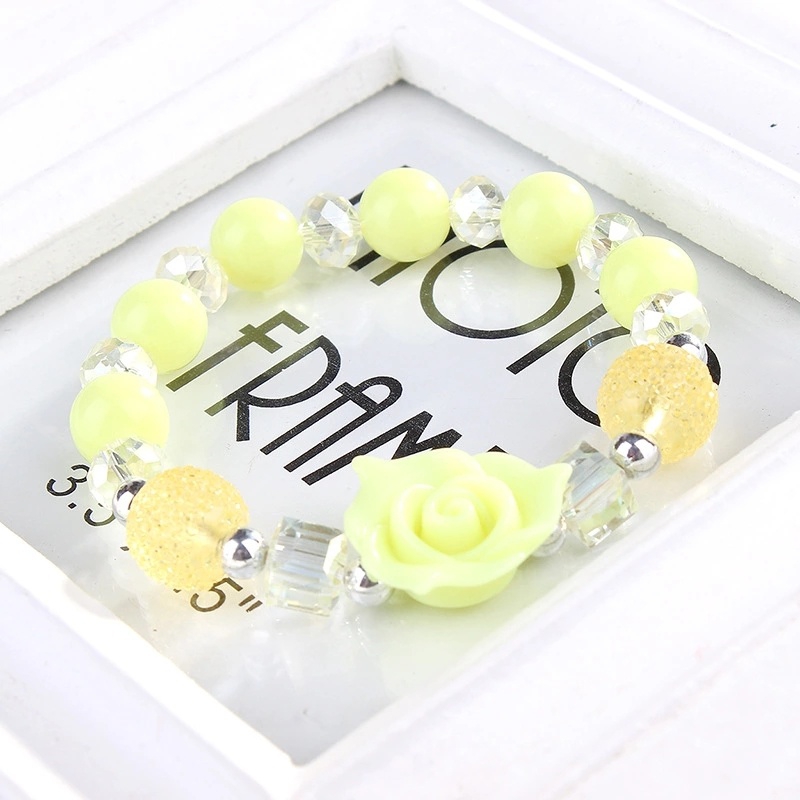 Wholesale of natural purple and white crystal colored bracelets, cross-border bestsellers on Amazon AliExpress details Picture