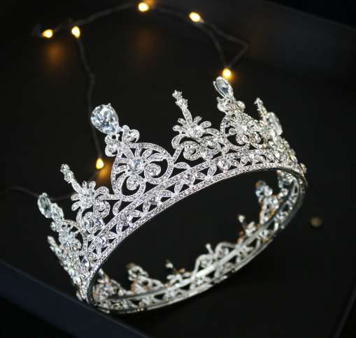 Fashion wedding bride crown round crown alloy rhinestone headpiece
