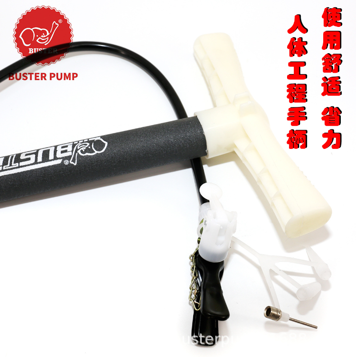 义乌好货 3830自行车电动摩托车橡皮艇球类玩具高压打气筒详情图2